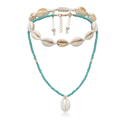 Summer Clavicle Ladies Fancy Necklace Lightweight Multi Layer