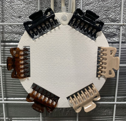 Girls Bowknot Small Flower Hair Clips Claw Lightweight Practical