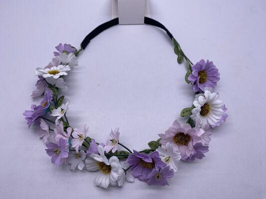 Practical Flower Hair Ties Bobble Multicolor Fabric Material