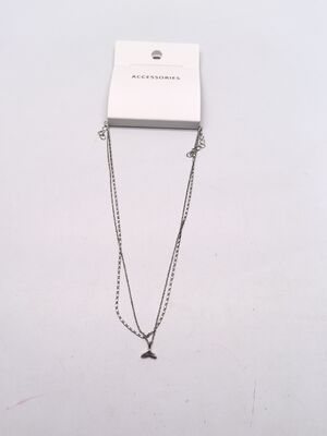 Stunning Cold Silver Round 0.2cm Alloy Ladies Necklace For Party