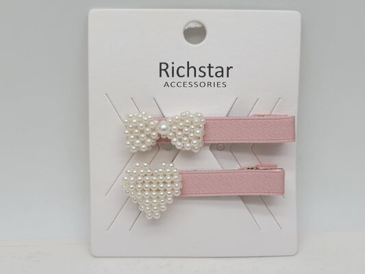 Various Usages Cute Pearl Hair Clips in Multi Packs with Various Patterns