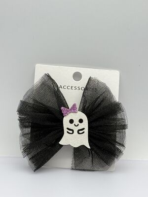 Various Colors Cute Ghost Bow Hair Clip Perfect for Halloween All Season