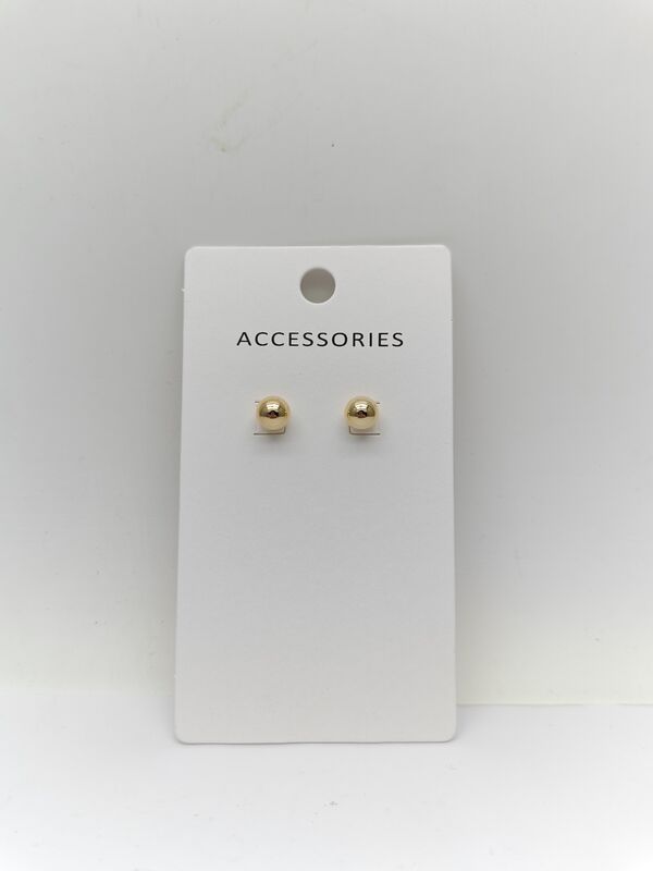 Basic Design Metal Pearl Earrings for Unisex Durable and Affordable