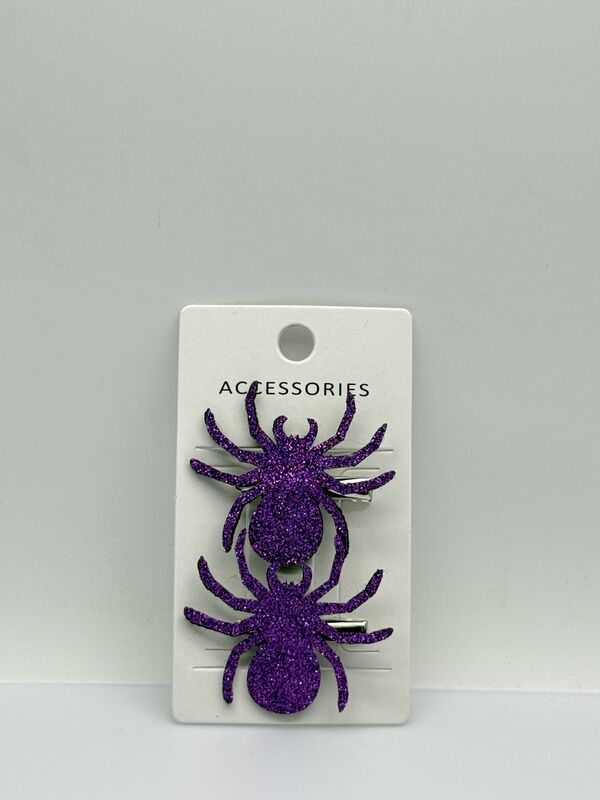 Various Styles Halloween Spider 2-Packs Hair Clip for Festival Atmosphere
